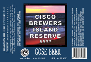 Cisco Brewers Gose