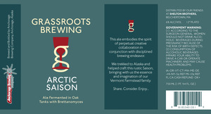 Grassroots Brewing Arctic Saison June 2013