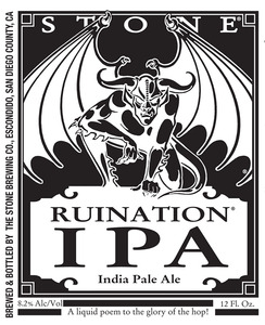 Stone Ruination IPA June 2013