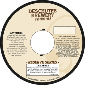 Deschutes Brewery The Abyss