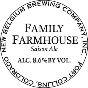 New Belgium Brewing Company Family Farmhouse