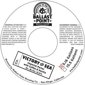 Ballast Point Brewing Company Victory At Sea June 2013