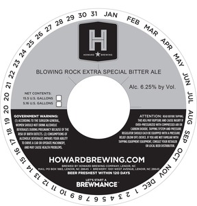 Howard Brewing Company Blowing Rock Extra Special Bitter Ale