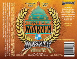 Hubrew Copper Dome Marzen June 2013