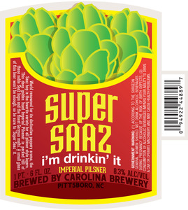 Carolina Brewery Super Saaz July 2013