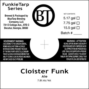 Bluetarp Brewing Company Cloister Funk