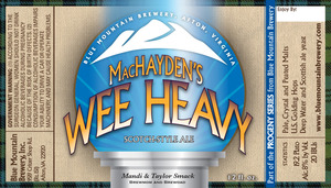 Blue Mountain Brewery Machayden's