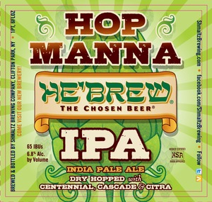 He'brew Hop Manna July 2013