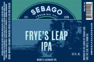 Sebago Brewing Company Frye's Leap IPA June 2013
