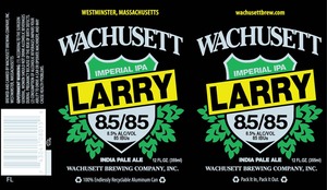 Wachusett Brewing Company Larry Imperial IPA June 2013