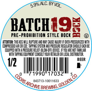 Batch 19 Bock June 2013