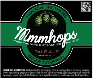 Hanson Brothers Beer Company Mmmhops July 2013