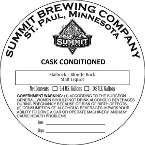 Summit Brewing Company Maibock