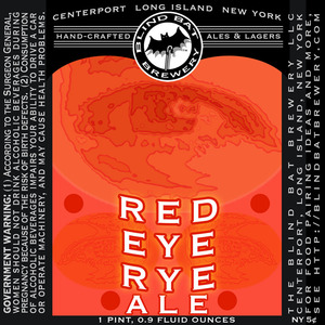 The Blind Bat Brewery LLC Red Eye Rye Ale June 2013