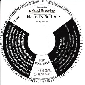 Naked Brewing Company Naked's Red Ale