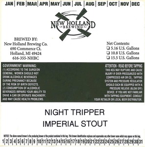 New Holland Brewing Company Night Tripper July 2013