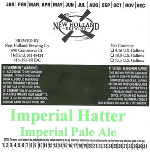 New Holland Brewing Company Imperial Hatter July 2013