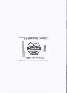 Brevard Brewing Company Rye Pale Ale