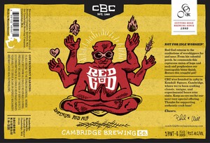 Cambridge Brewing Company Red God July 2013