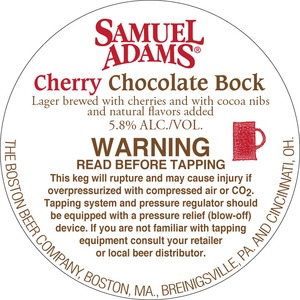 Samuel Adams Cherry Chocolate Bock July 2013