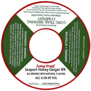 Long Trail Seaport Honey Ginger IPA July 2013
