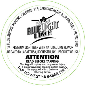 Labatt Blue Light Lime July 2013