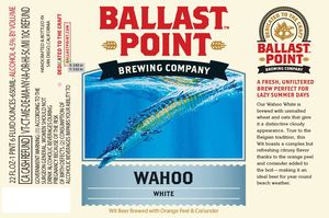 Ballast Point Brewing Company Wahoo July 2013