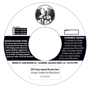 Stone Brewing Co 2013 Stone Imperial Russian Stout