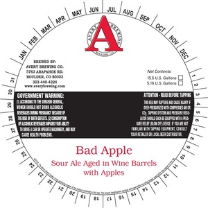 Avery Brewing Company Bad Apple