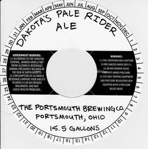 The Portsmouth Brewing Co. Dakota's Pale Rider July 2013