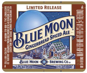 Blue Moon Gingerbread Spiced July 2013