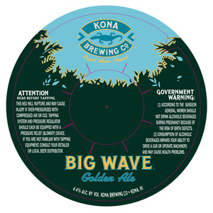 Kona Brewing Co. Big Wave July 2013