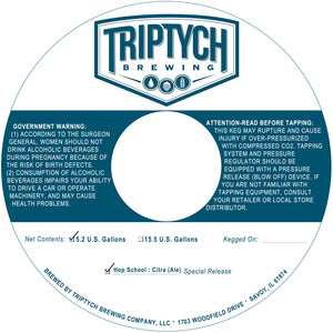 Triptych Brewing Hop School : Citra July 2013