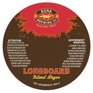 Kona Brewing Co. Longboard July 2013