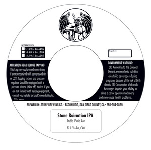 Stone Brewing Company Stone Ruination IPA