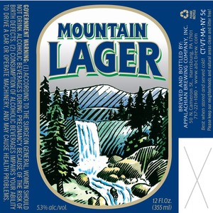 Appalachain Brewing Co Mountain Lager July 2013