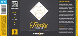 Community Beer Company Trinity Tripel July 2013