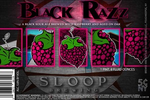 Sloop Brewing, LLC Black Razz July 2013