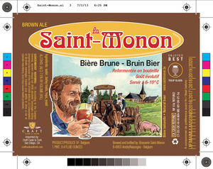 Saint Monon Brown Ale July 2013