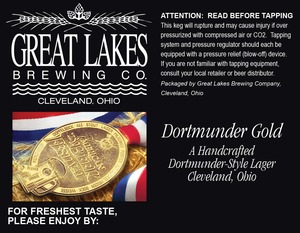 The Great Lakes Brewing Co. Dortmunder Gold July 2013