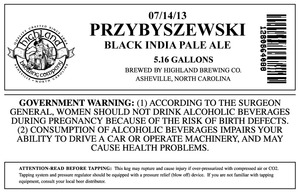 Highland Brewing Co Przybyszewski