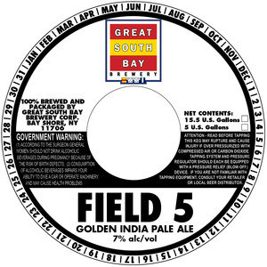 Great South Bay Brewery Field 5 Golden