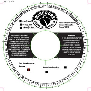 Wiseacre Brewing Company Tiny Bomb