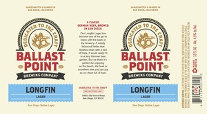Ballast Point Brewing Co. Longfin