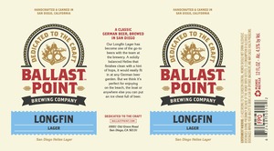 Ballast Point Brewing Co. Longfin July 2013