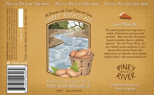 Piney River Brewing Co. LLC Sweet Potato Ale July 2013