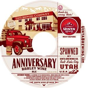 Uinta Brewing Company Anniversary Barley Wine Ale