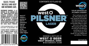 West O Pilsner July 2013