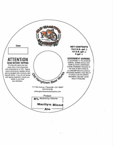 Marilyn Blond Ale July 2013