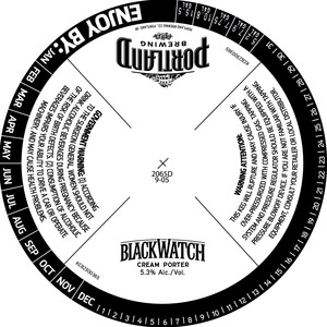 Portland Brewing Blackwatch July 2013